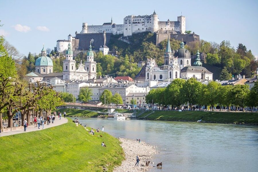 Salzburg: Boat Ride on the Salzach River - Live Commentary Makes the Short Ride Better
