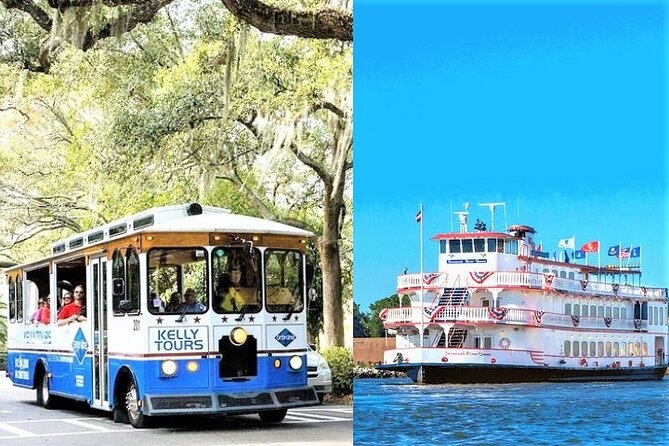 Savannah Land & Sea Combo: City Sightseeing Trolley Tour with Riverboat Cruise - The 90-minute trolley ride through Savannah’s squares