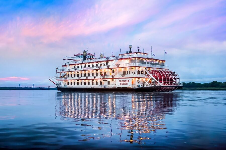 Savannah: Riverboat Sunset Cruise - Starting at River Street near Olympia Cafe