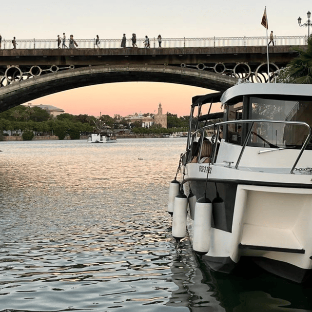 Seville: Guadalquivir River Boat Tour - A small boat makes the difference