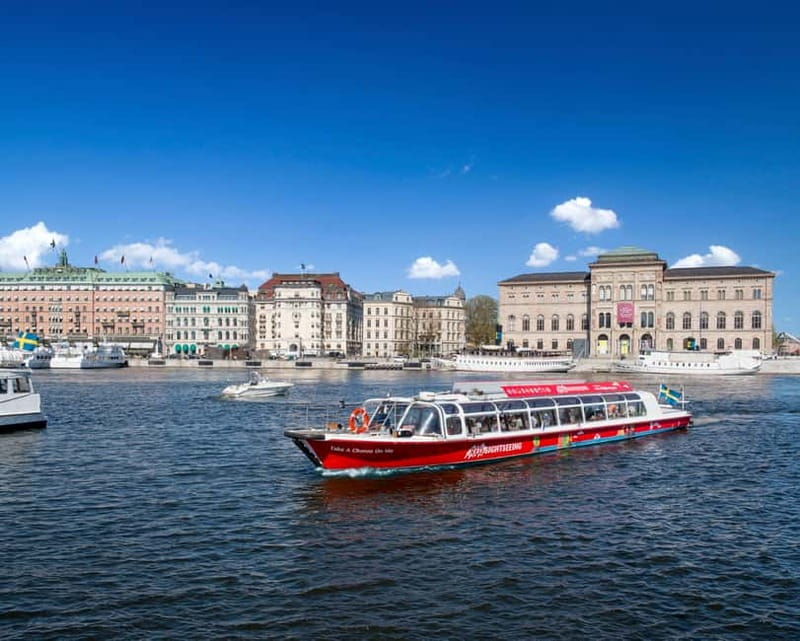 Stockholm: Royal Bridges & Canal Boat Tour with Audio Guide - Key points before you book