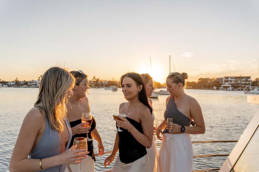 Sunshine Coast: Mooloolaba River Sunset Cruise - From The Wharf Mooloolaba to the river mouth