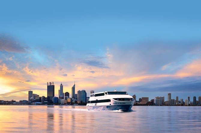 Swan River Dinner Cruise - Leaving Perth with the city lights ahead