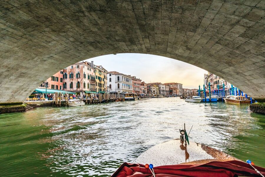 Venice: Grand Canal Boat Tour - Rialto Bridge and the old canal-side palaces