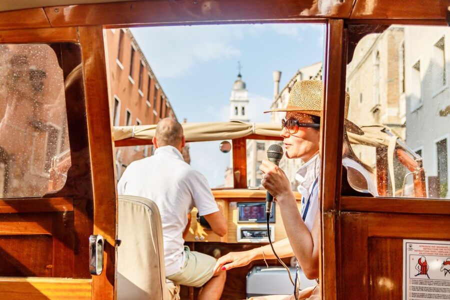 Venice: Grand Canal Private Boat Trip - The Grand Canal and its palace façades