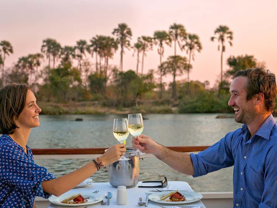 Victoria Falls: Dinner Cruise on the Zambezi River - Drinks and the value of $110