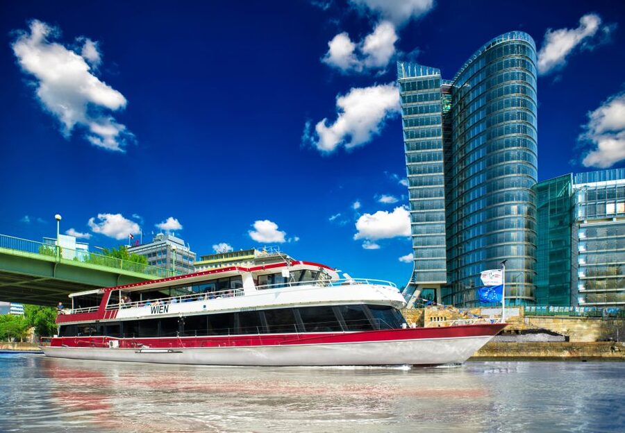 Vienna: 3.5-Hour Grand Danube River Cruise - Marina Wien, Danube Island, and the newer city
